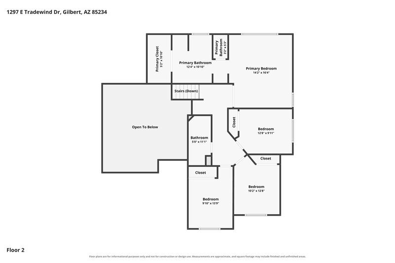 3,010/Mo, 1297 E Tradewind Dr Gilbert, AZ 85234 Floorplan View 2