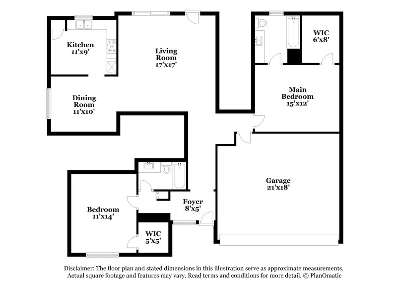 1,995/Mo, 10119 W Windsor Blvd Glendale, AZ 85307 Floor Plan View