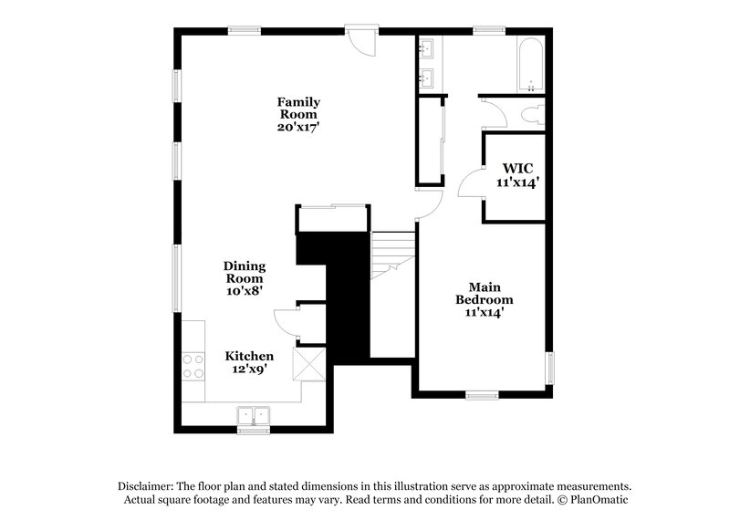 2,140/Mo, 6628 W Monroe St Phoenix, AZ 85043 Floor Plan View