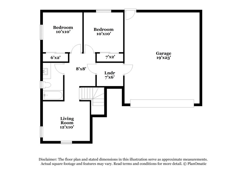 2,150/Mo, 6628 W Monroe St Phoenix, AZ 85043 Floorplan View 3