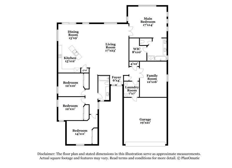 2,455/Mo, 22921 S 214th St Queen Creek, AZ 85142 Floor Plan View