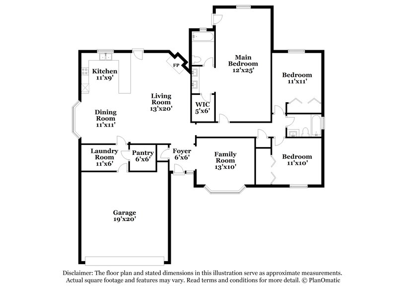 2,485/Mo, 937 N Shannon Mesa, AZ 85205 Floor Plan View