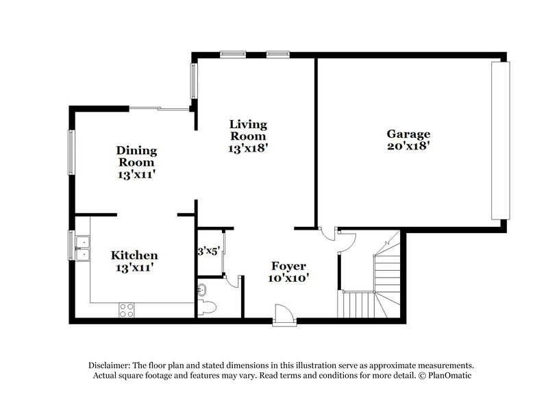 1,990/Mo, 1807 W Minton St Phoenix, AZ 85041 Floor Plan View