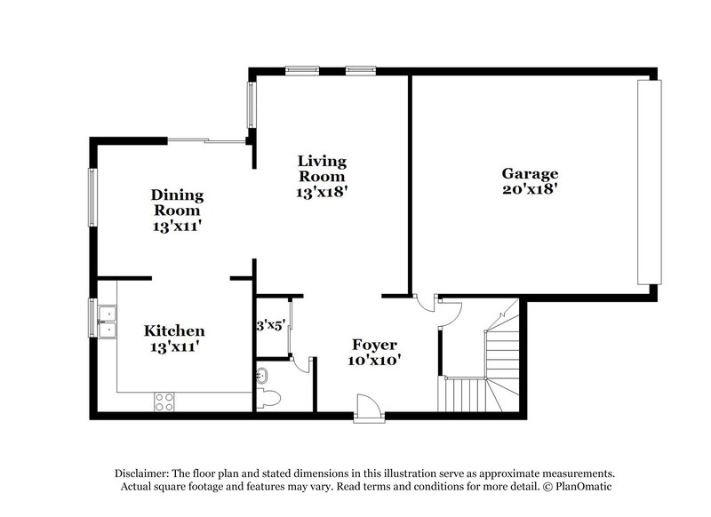 2,135/Mo, 1807 W Minton St Phoenix, AZ 85041 Floor Plan View
