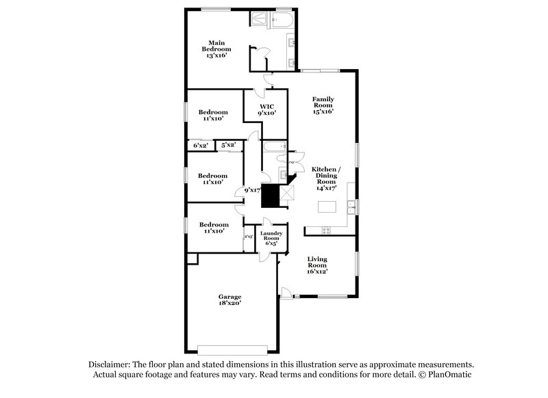 2,045/Mo, 5519 W Vineyard Rd Laveen, AZ 85339 Floorplan View