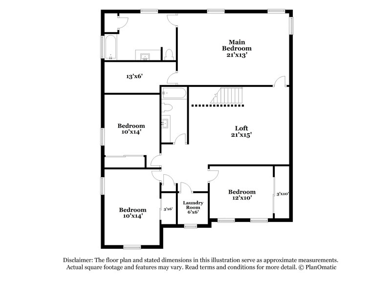 2,300/Mo, 6326 W Harwell Rd Laveen, AZ 85339 Floorplan View 2