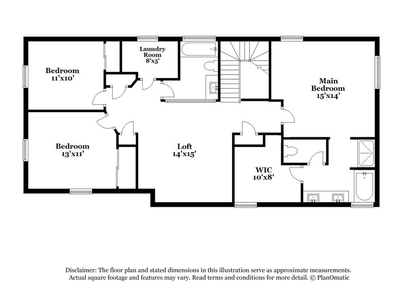 2,710/Mo, 937 E Agua Fria Ln Avondale, AZ 85323 Floor Plan View 2