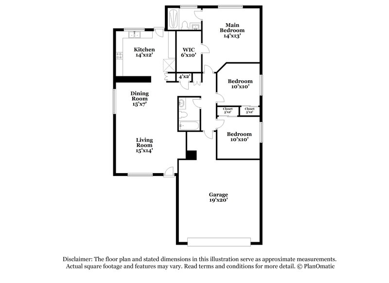 2,015/Mo, 9243 E Carmel Ave Mesa, AZ 85208 Floor Plan View