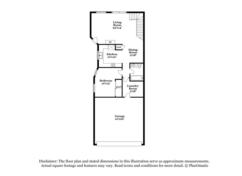2,030/Mo, 14231 N 50th Ave Glendale, AZ 85306 Floor Plan View