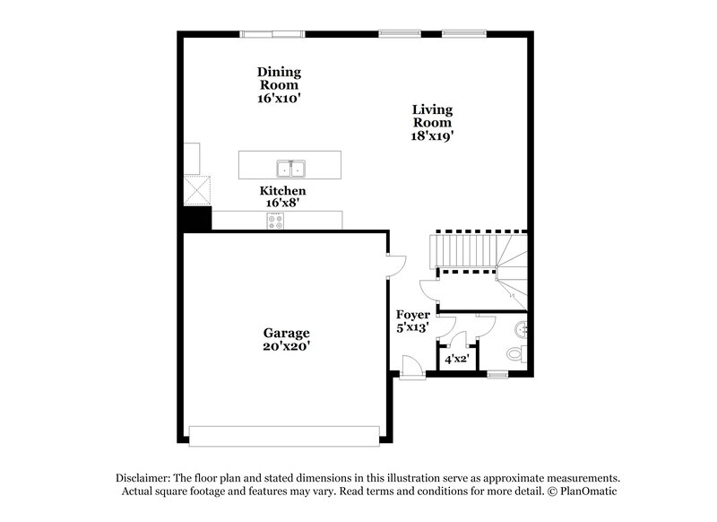 2,540/Mo, 12038 W Tether Trl Peoria, AZ 85383 Floor Plan View