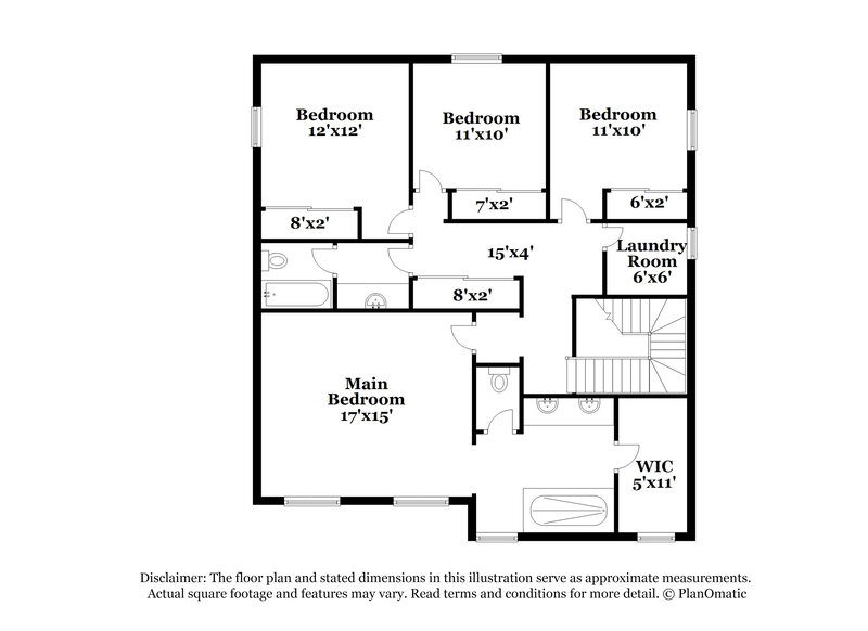 2,540/Mo, 12038 W Tether Trl Peoria, AZ 85383 Floor Plan View 2