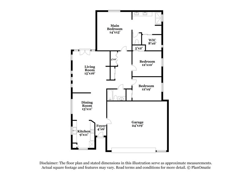 1,975/Mo, 517 E Press Rd San Tan Valley, AZ 85140 Floor Plan View
