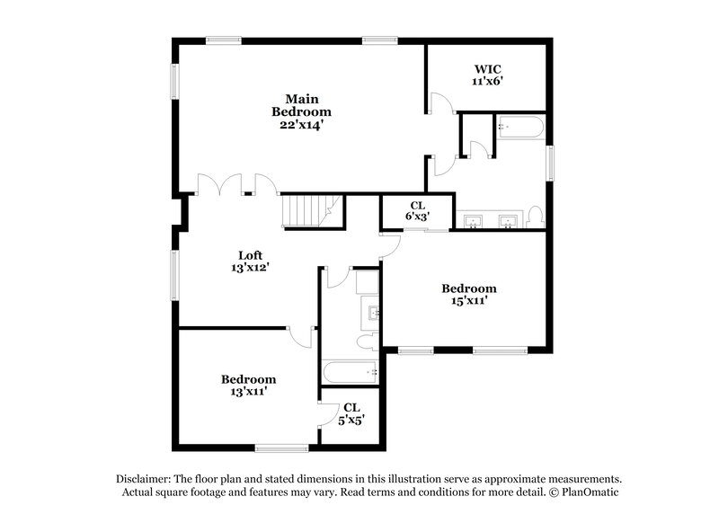 2,430/Mo, 727 E Rose Marie Ln Phoenix, AZ 85022 Floor Plan View