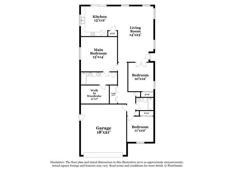 2,045/Mo, 1866 W 20th Ave Apache Junction, AZ 85120 Floor Plan View