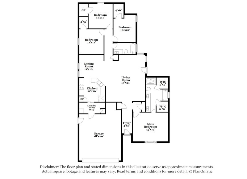 2,415/Mo, 740 S Paustian Cir Apache Junction, AZ 85120 Floor Plan View