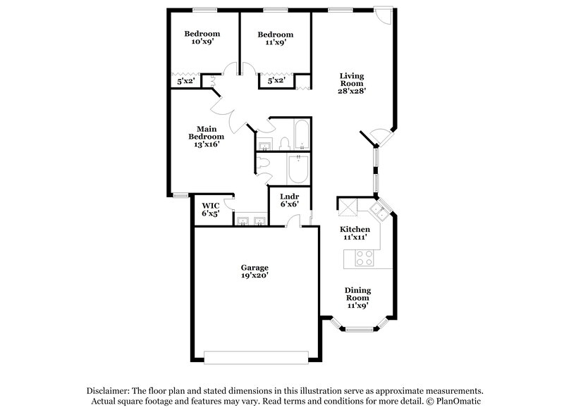 2,200/Mo, 3134 E McKellips Rd Unit 40 Mesa, AZ 85213 Floor Plan View
