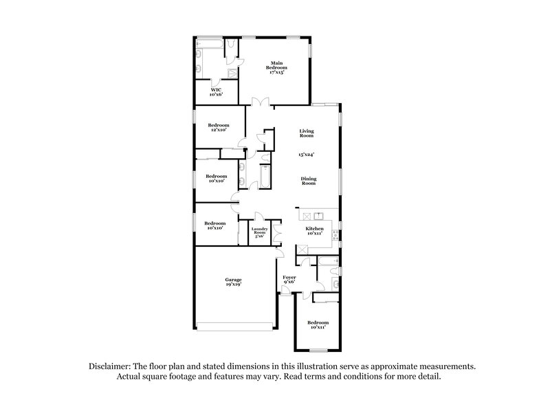 2,395/Mo, 289 W Tamarack Dr San Tan Valley, AZ 85140 Floor Plan View
