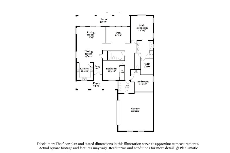 2,350/Mo, 21383 E Twin Acres Dr Queen Creek, AZ 85142 Floor Plan View