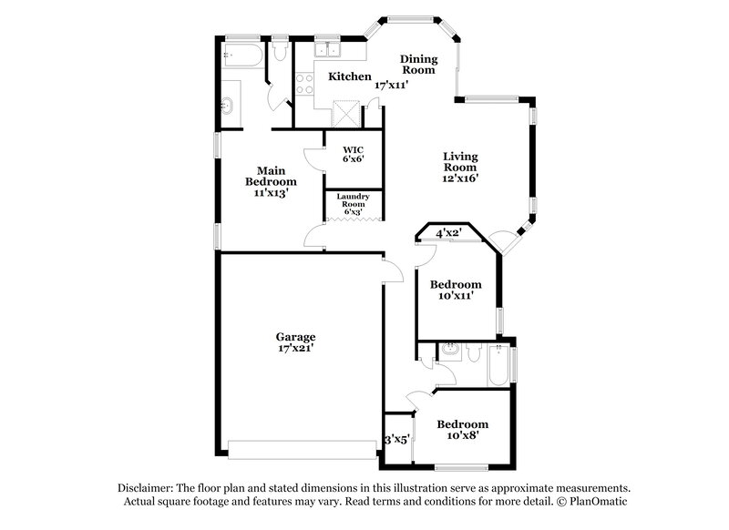 2,265/Mo, 9316 E Olla Ave Mesa, AZ 85212 Floor Plan View