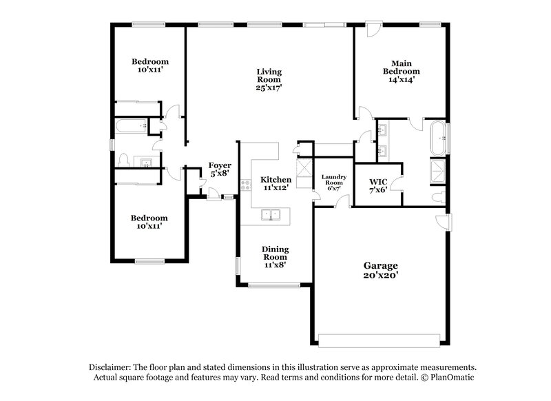 2,435/Mo, 4119 E San Pedro Ave Gilbert, AZ 85234 Floor Plan View