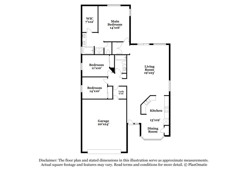 2,095/Mo, 23851 W Gibson Ln Buckeye, AZ 85326 Floor Plan View