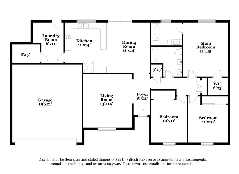 2,225/Mo, 3055 E Garnet Ave Mesa, AZ 85204 Floor Plan View