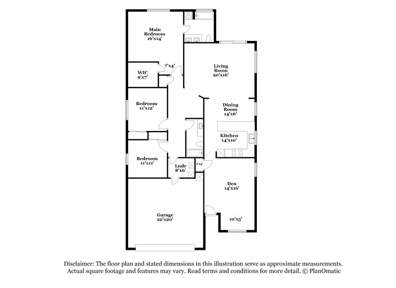 2,165/Mo, 12357 W Heatherbrae Dr Avondale, AZ 85392 Floor Plan View