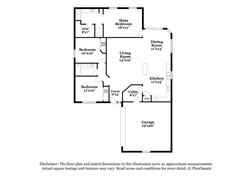 2,265/Mo, 2128 E Danbury Rd Phoenix, AZ 85022 Floor Plan View