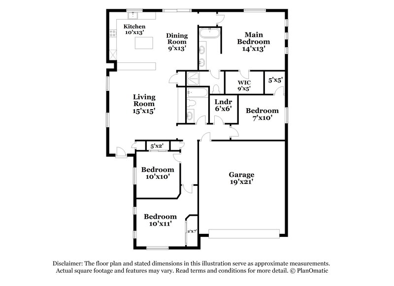 3,380/Mo, 23472 S 223rd Pl Queen Creek, AZ 85142 Floor Plan View