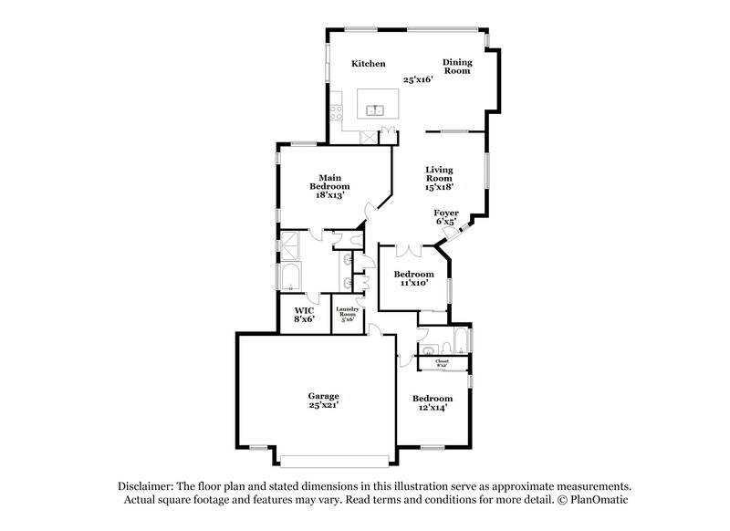 2,240/Mo, 15233 W Banff Ln Surprise, AZ 85379 Floor Plan View