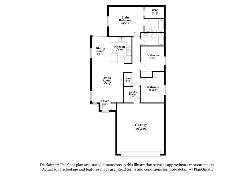1,560/Mo, 195 W Brangus Way San Tan Valley, AZ 85143 Floor Plan View