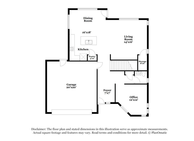 2,670/Mo, 19076 E Seagull Dr Queen Creek, AZ 85142 Floor Plan View