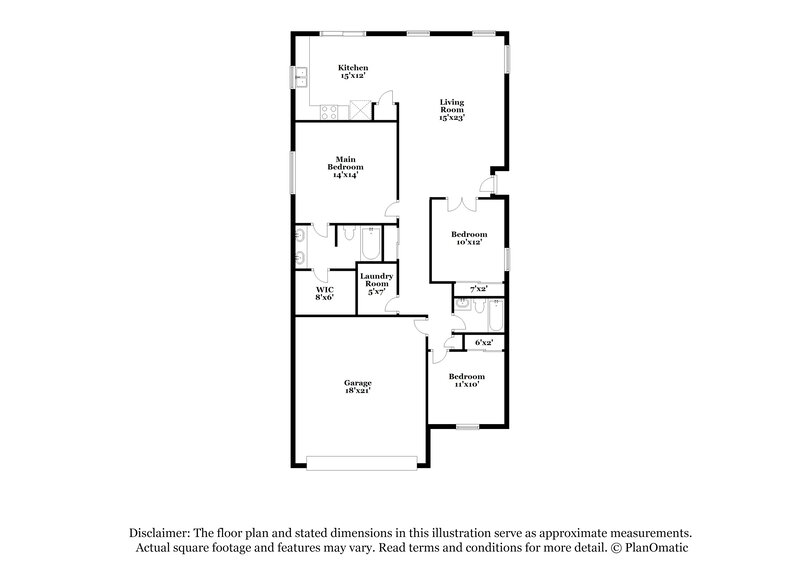 1,930/Mo, 16501 N 113th Ave Surprise, AZ 85378 Floorplan View