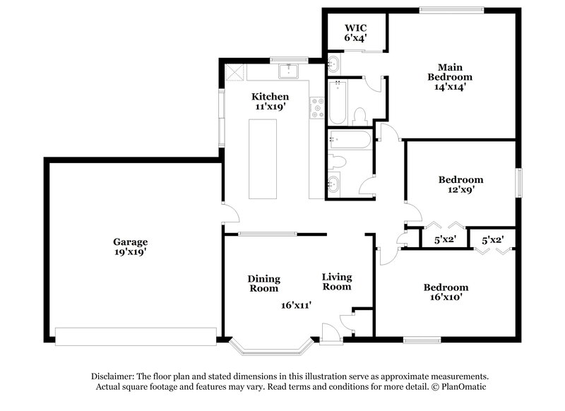 2,110/Mo, 2203 E Dragoon Ave Mesa, AZ 85204 Floor Plan View