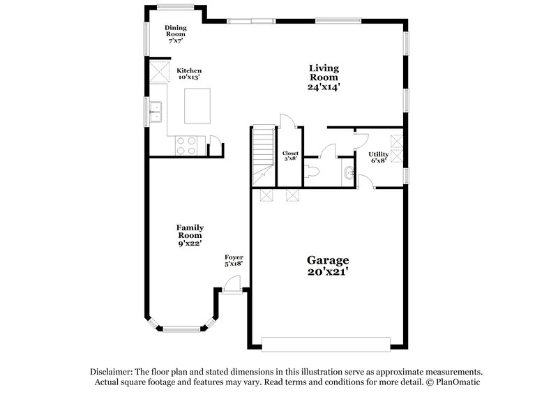 2,460/Mo, 5648 W Southgate Ave Phoenix, AZ 85043 Floor Plan View