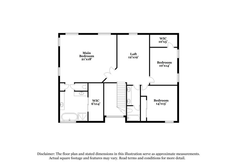 2,875/Mo, 35728 N 31st Dr Phoenix, AZ 85086 Floor Plan View 2