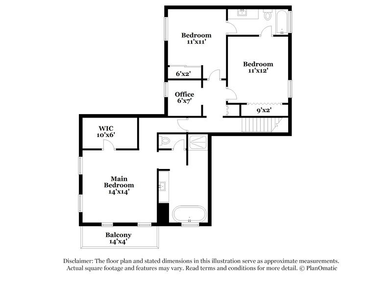 2,515/Mo, 2302 W Jake Hvn Phoenix, AZ 85085 Floor Plan View 2