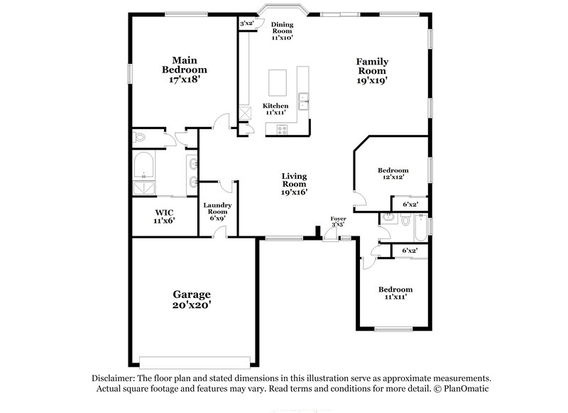 2,640/Mo, 7064 E Lobo Ave Mesa, AZ 85209 Floorplan View