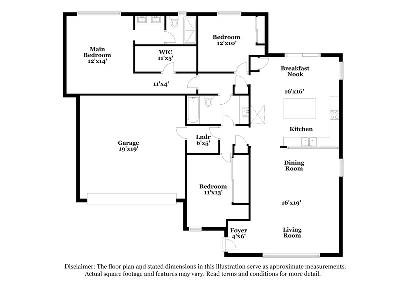 2,245/Mo, 7014 E Kiva Ave Mesa, AZ 85209 Floorplan View