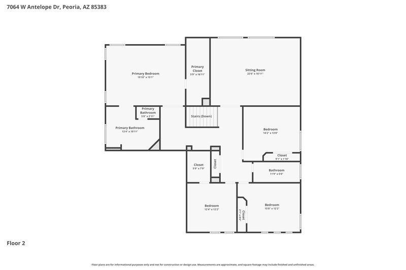 3,460/Mo, 7064 W Antelope Dr Peoria, AZ 85383 Floor Plan View 2