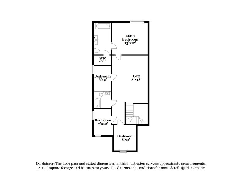 2,955/Mo, 4124 E Anderson Dr Phoenix, AZ 85032 Floor Plan View