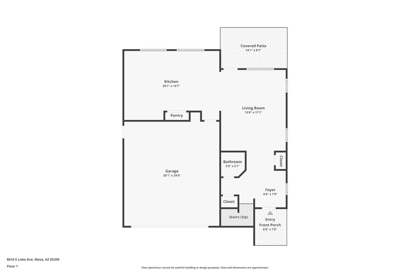 2,155/Mo, 8616 E Lobo Ave Mesa, AZ 85209 Floor Plan View