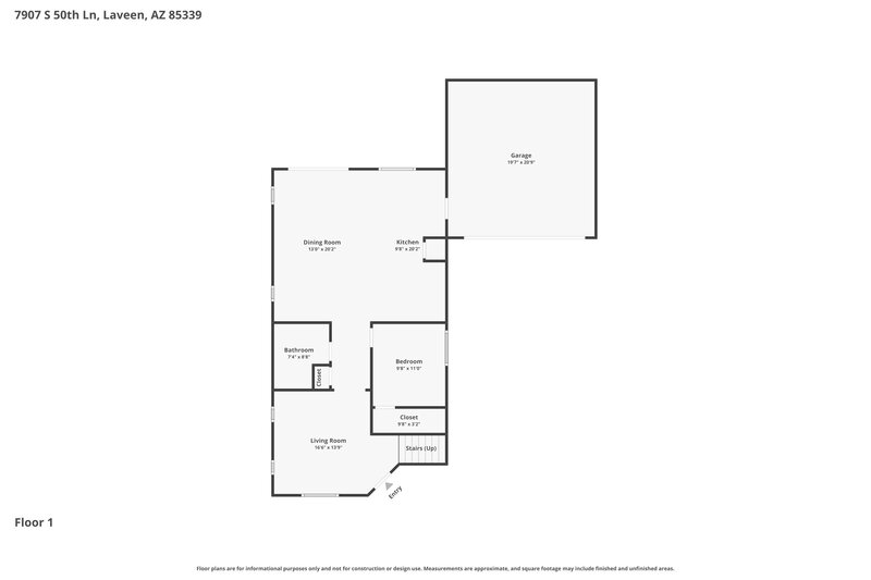 2,370/Mo, 7907 S 50th Ln Laveen, AZ 85339 Floor Plan View