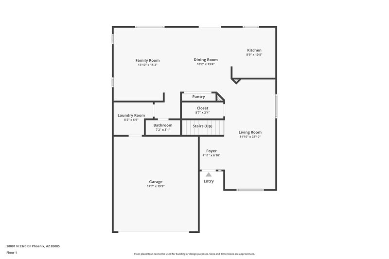 2,390/Mo, 28001 N 23rd Dr Phoenix, AZ 85085 Floor Plan View