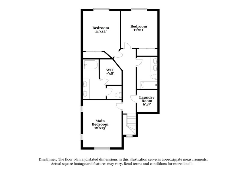 2,440/Mo, 4941 W Fawn Dr Laveen, AZ 85339 Floor Plan View