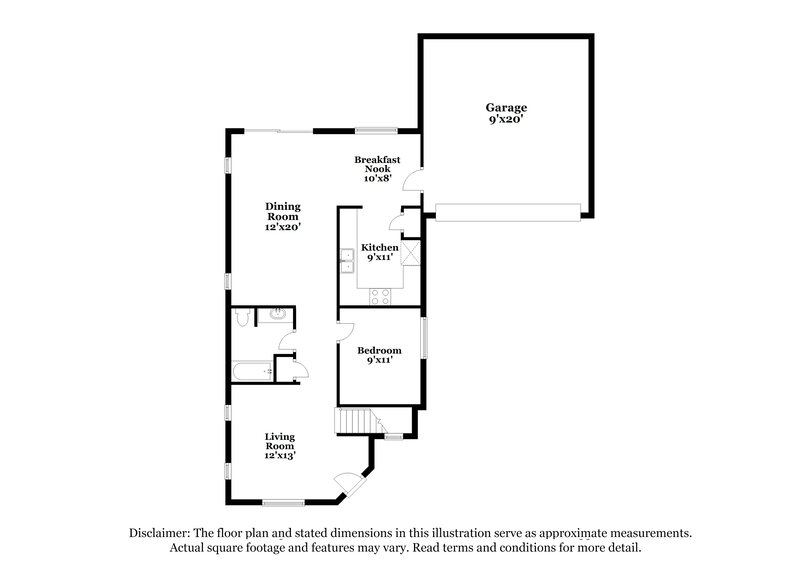 2,440/Mo, 4941 W Fawn Dr Laveen, AZ 85339 Floor Plan View 2