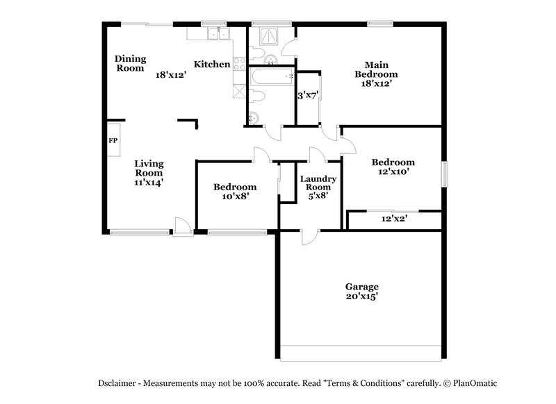 2,115/Mo, 1417 E Irwin Ave Phoenix, AZ 85042 Floorplan View
