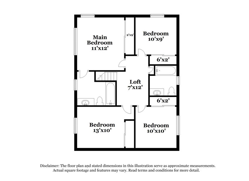 2,245/Mo, 4041 E Caballero St Mesa, AZ 85205 Floor Plan View 2