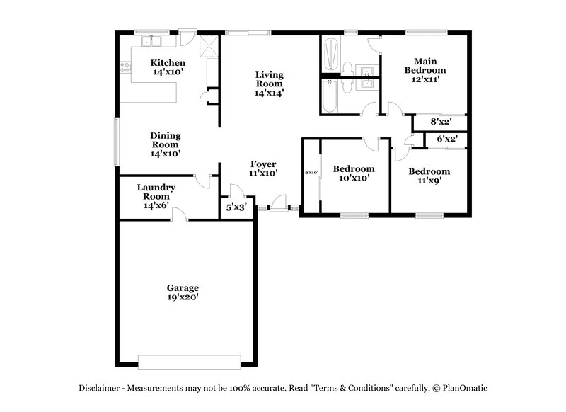 2,170/Mo, 307 W Nopal Pl Chandler, AZ 85225 Floor Plan View