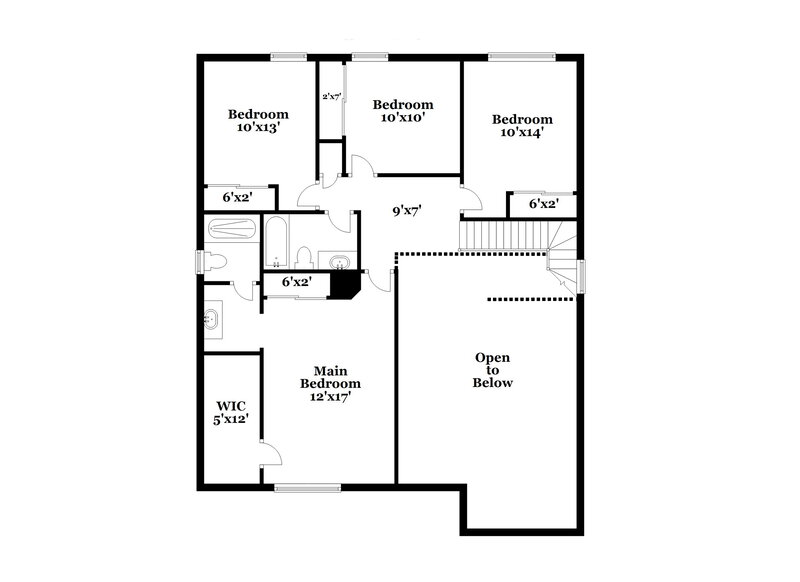 2,305/Mo, 7734 S 47th Ln Laveen, AZ 85339 Floor Plan View 2